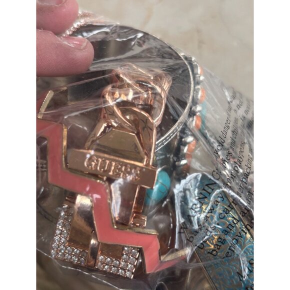 Mixed Designer Jewelry Lot braceletIncluding Guess & Le Bangle Styles With Rhine - Picture 6 of 7